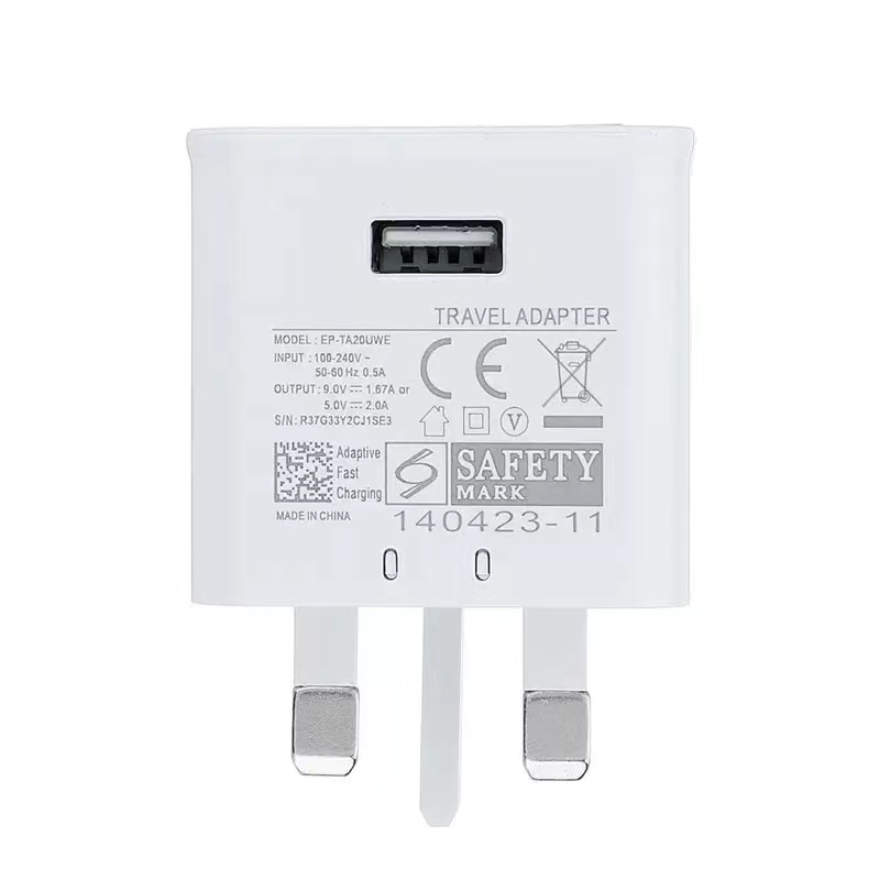 15W Fast Charger Plug UK For Samsung Gal